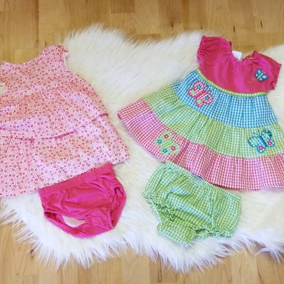2 6-9 month Baby Dresses - Picture 1 of 6